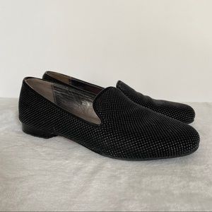 Donald J. Pliner Black Embellished HAZEL Loafers - 6.5